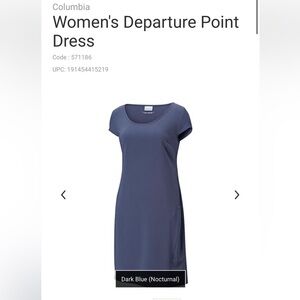 Columbia Women’s Departure Point Athletic Dress Size S Blue